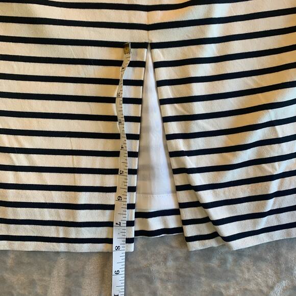 White House Black Market Striped Pencil Skirt Women's 14 Stretchy Slim (0351) - Picture 10 of 10